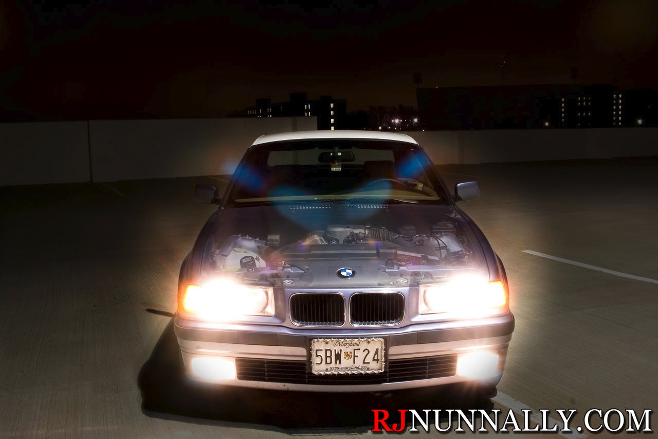 1996 BMW 318iC with transparent hood