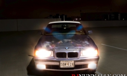 1996 BMW 318iC with transparent hood